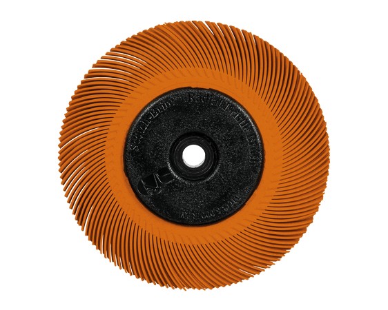 SPAZZOLA PN-RB D.150 TIPO C ARANCIO P. 80+