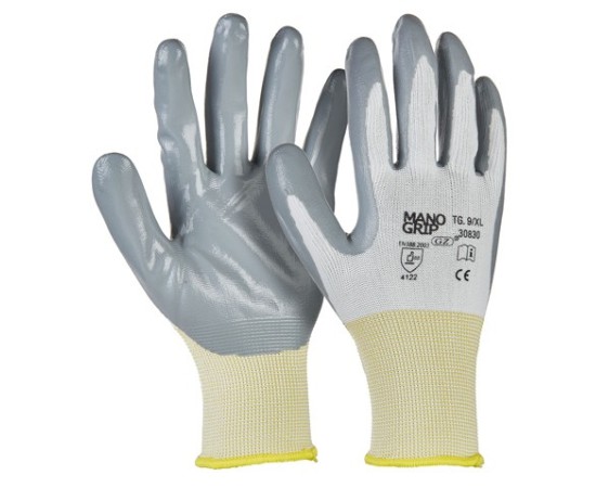 GUANTO NYLON SPALM NITRILE GRIGIO