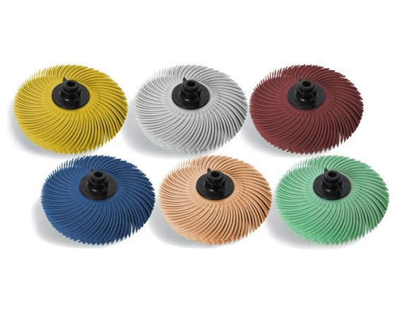 SPAZZOLA RB-ZB D.25,4 GIALLA TIPO C