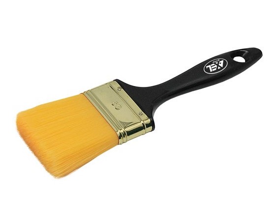 PENNELLO M/PLASTICA PROF.FIBRA GIALLA