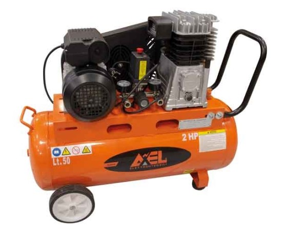 COMPRESSORE AXEL 50L 2HP CINGHIA LUBRIFICATO