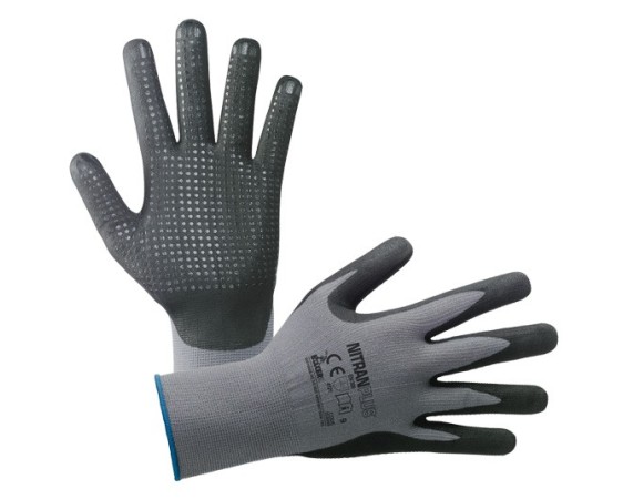 GUANTO NITRAN PLUS PALMO IN NBR NERO