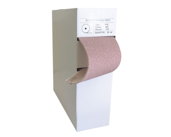 CARTA SPUGNA ROSA H.115X25 BOX PRET.