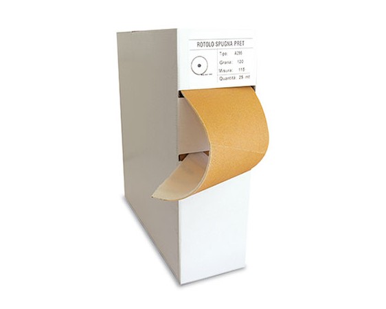 CARTA SPUGNA A295 H.115X25 BOX PRETAGL.