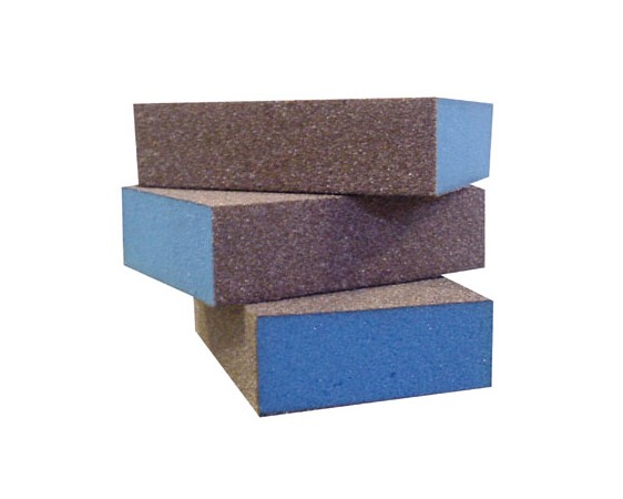 SPUGNETTE ABRASIVE BLOCK BLU 98X69X26